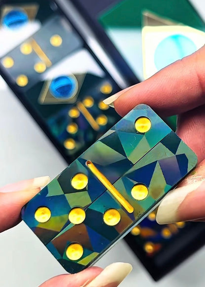 Dominó de Resina Personalizado Brasil – Edição Holográfica